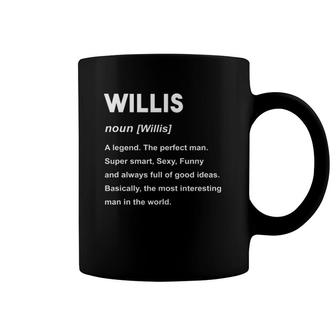 Mens Willis Name Willis Coffee Mug | Mazezy