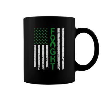 Mental Health Awareness American Flag Distresse Funny Coffee Mug