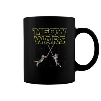 Meow Wars Cat Funny Gifts For Cats Lovers Coffee Mug | Mazezy