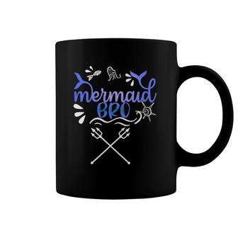 Merbro Tee - Brother Of A Mermaid Birthday - Mermaid Bro Coffee Mug | Mazezy