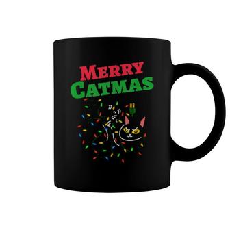 Merry Catmas Xmas Cat Christmas  Coffee Mug
