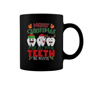 Merry Christmas Teeth Dentist Christmasth Coffee Mug | Mazezy