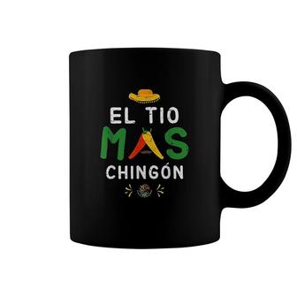Mexican Flag El Tio Mas Chingon Funny Spanish Uncle Design Coffee Mug | Mazezy AU