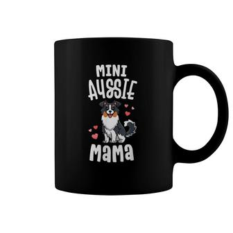 Mini Aussie Mama Women Toy Australian Shepherd Gifts Coffee Mug | Mazezy
