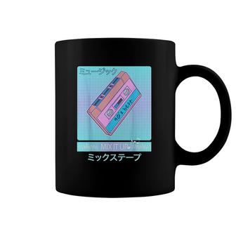 Mix Tape 90s Japanese Otaku Aesthetic Vaporwave Retro Art Coffee Mug | Mazezy