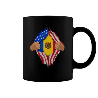 Moldovan Blood Inside Me Moldova Flag Gift Coffee Mug | Mazezy