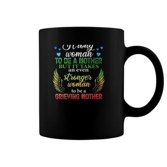 Mom In Heaven Mother's Day Gift Stronger Woman To Be A Grieving Mother Coffee Mug | Mazezy