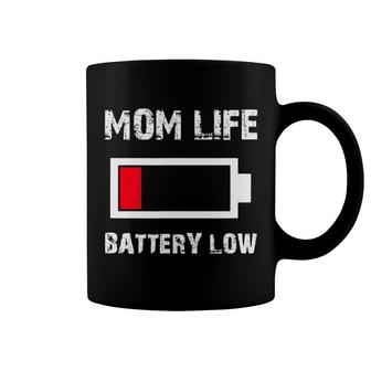 Mom Life Battery Low Vintage Mother's Day Coffee Mug | Mazezy
