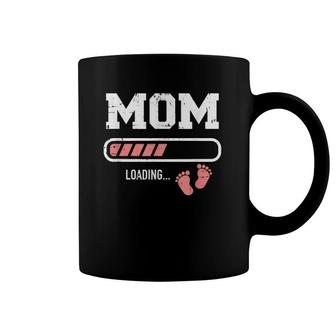 Mom Loading New Mom Baby Feet Coffee Mug | Mazezy
