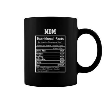 Mom Nutritional Facts Cute Mother's Day Coffee Mug | Mazezy