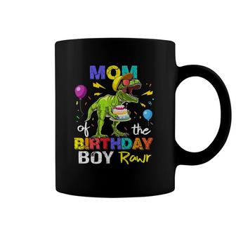 Mom Of The Birthday Boy Mom Dinosaur Coffee Mug | Mazezy