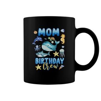 Mom Of The Birthday Boy Ocean Sea Matching Family Birthday Coffee Mug | Mazezy