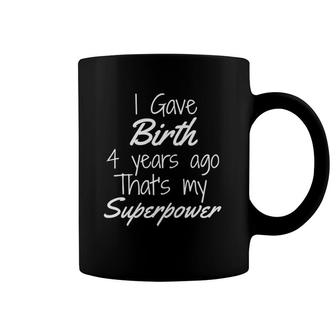 Mom Of The Birthday Boy Superhero Party 4Th 4 Years Old Coffee Mug | Mazezy