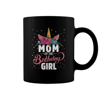 Mom Of The Birthday Girl Unicorn Girls Family Matching Coffee Mug | Mazezy DE