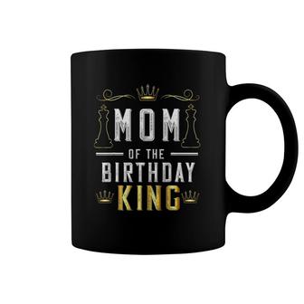 Mom Of The Birthday King Boy Bday Party Matching Celebration Coffee Mug | Mazezy