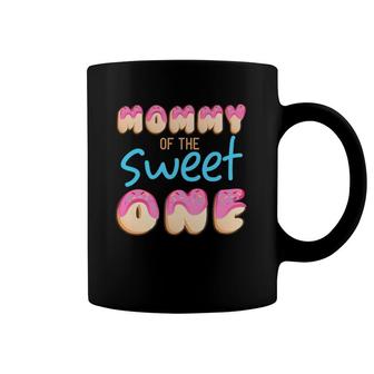 Mommy Of Sweet One First B Day Party Matching Family Donut Coffee Mug | Mazezy