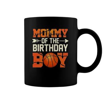 Mommy Of The Birthday Boy Basketball Mother Mom Funny Coffee Mug | Mazezy