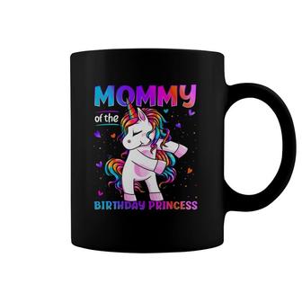 Mommy Of The Birthday Princess Girl Flossing Unicorn Mom Coffee Mug | Mazezy