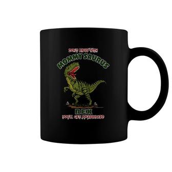 Mommy Saurus Rex Funny Mother's Day Dinosaur Gift Coffee Mug | Mazezy AU