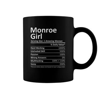 Monroe Girl La Louisiana Funny City Home Roots Usa Gift Coffee Mug | Mazezy
