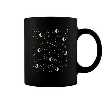 Moon And Stars Night Sky Art Tee S Celestial Coffee Mug