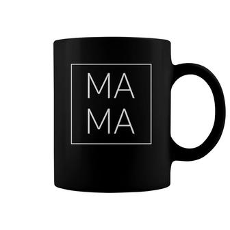 Mother's Day Gift For Mom - Mama Square Birthday Gift Coffee Mug | Mazezy AU