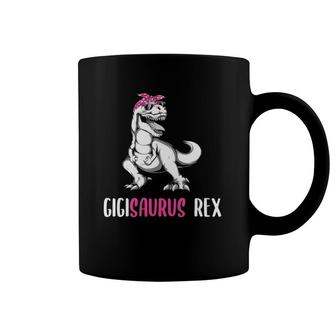 Mother's Day Grandma Gift Gigi Saurus Rex Gigisaurus Coffee Mug | Mazezy