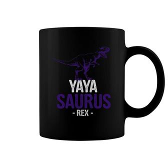 Mother's Day Grandma Gift Yaya Saurus Rex Yayasaurus Coffee Mug | Mazezy