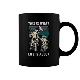 Motocross Dad Supercross Dirt Bike Father Coffee Mug | Mazezy