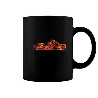 Motorcycle Fire Coffee Mug | Mazezy