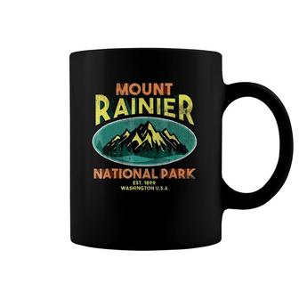 Mount Rainier National Park Washington Mountains Coffee Mug | Mazezy