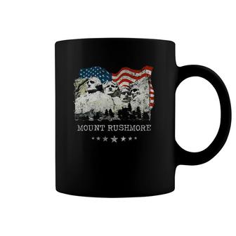 Mount Rushmore Flag Souvenirs Gift Coffee Mug | Mazezy