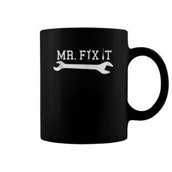 Mr Fix It Handyman Dad Mechanic Father's Day Gift Tank Top Coffee Mug | Mazezy