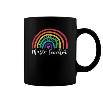 Music Teacher Rainbow It's A Good Day To Teach Tiny Musicians Coffee Mug | Mazezy