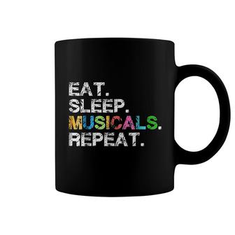 Musicals Gift Eat Sleep Musicals Repeat Coffee Mug | Mazezy