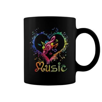 Musician Musical Instrument Music Notes Treble Clef Coffee Mug | Mazezy