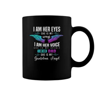 My Daughter Is My Guardian Angel Tee I Am Her Dad Grief Coffee Mug | Mazezy