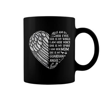 My Daughter Is My Guardian I Am Her Mom Coffee Mug | Mazezy