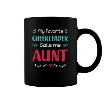 My Favorite Cheerleader Calls Me Aunt Mother's Day Coffee Mug | Mazezy