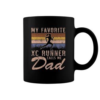 My Favorite Cross Country Runner Calls Me Dad - Running Girl Coffee Mug | Mazezy