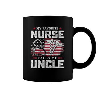 My Favorite Nurse Calls Me Uncle Coffee Mug | Mazezy