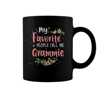 My Favorite People Call Me Grammie Tee Mother's Day Gift Coffee Mug | Mazezy