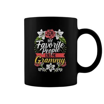 My Favorite People Call Me Grammy Cute Mother's Day Coffee Mug | Mazezy