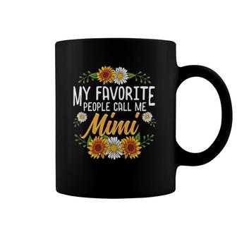 My Favorite People Call Me Mimi Mother's Day Gifts Coffee Mug | Mazezy
