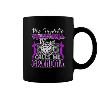 My Favorite Volleyball Player Calls Me Grandma Coffee Mug | Mazezy