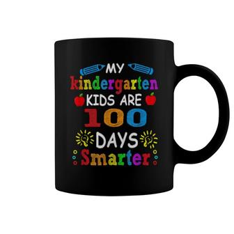 My Kindergarten Are 100 Days Smarter, Smart Kid Teacher Coffee Mug | Mazezy