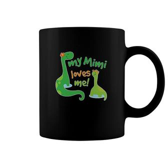 My Mimi Loves Me Grandson Gift Coffee Mug | Mazezy