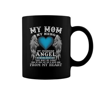 My Mom My Hero My Guardian Angel Mother's Day Coffee Mug | Mazezy