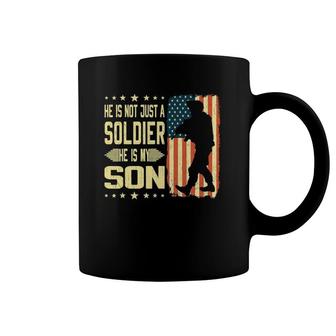 My Son Is A Soldier Hero Proud Army Mom Dad Military Gifts Coffee Mug | Mazezy
