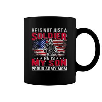 My Son Is A Soldier Hero Proud Army Mom Military Mother Gift Coffee Mug | Mazezy